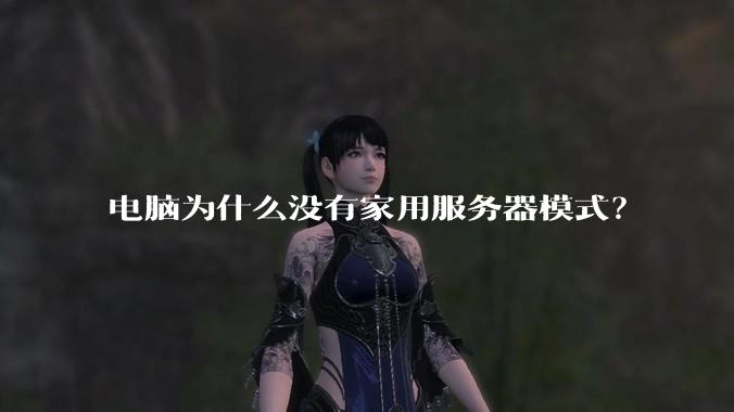 电脑为什么没有家用服务器模式？