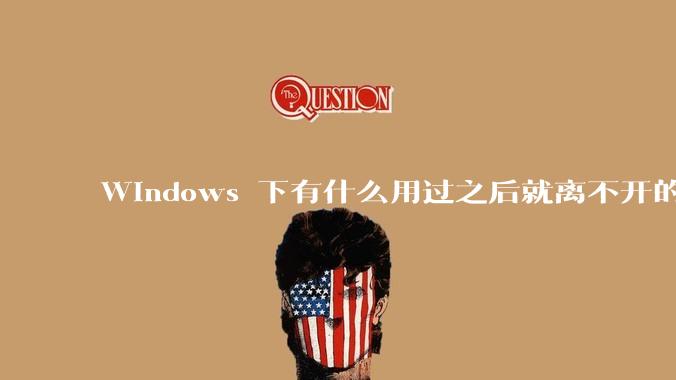 Windows 下有什么用过之后就离不开的冷门软件？