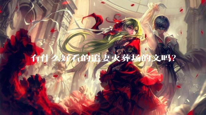有什么好看的追妻火葬场的文吗？